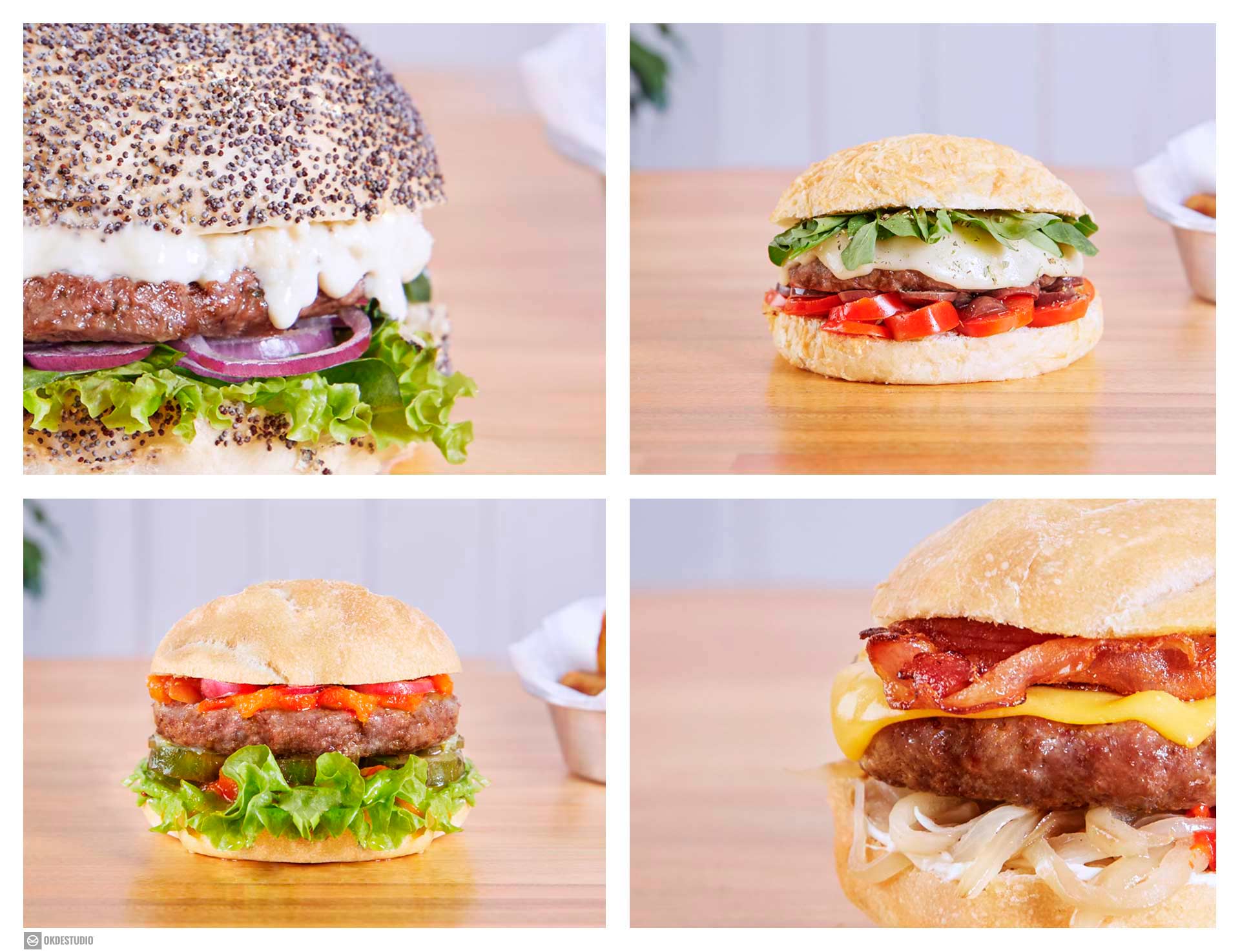Cliente La Burguería food photography, fotografías de comida, fotografías gastronómicas para La Burguería by Okd estudio