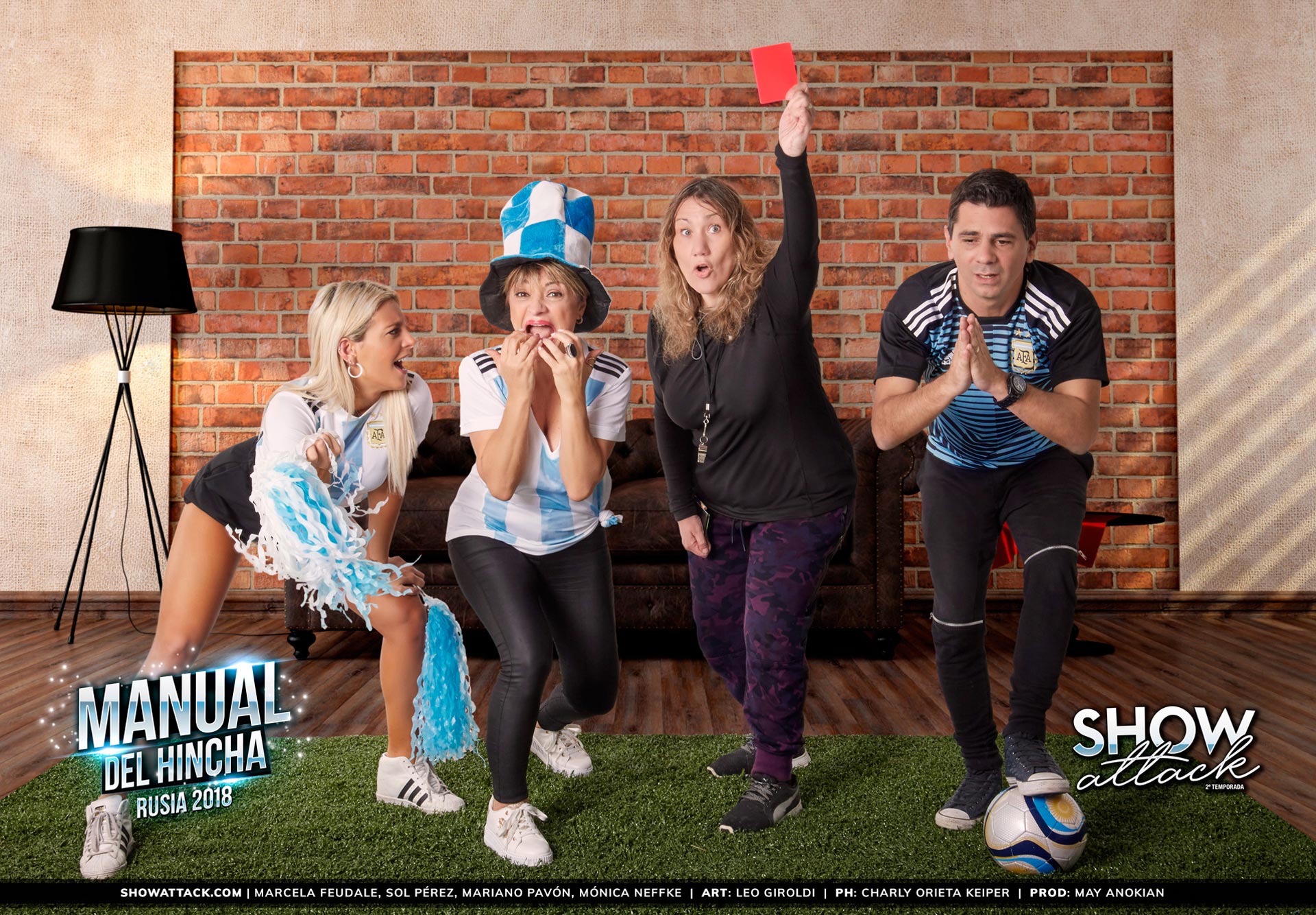 Showattack Showattack programa de radio, fotografías y retoque digital para manual del hincha mundial 2008 by OKDESTUDIO